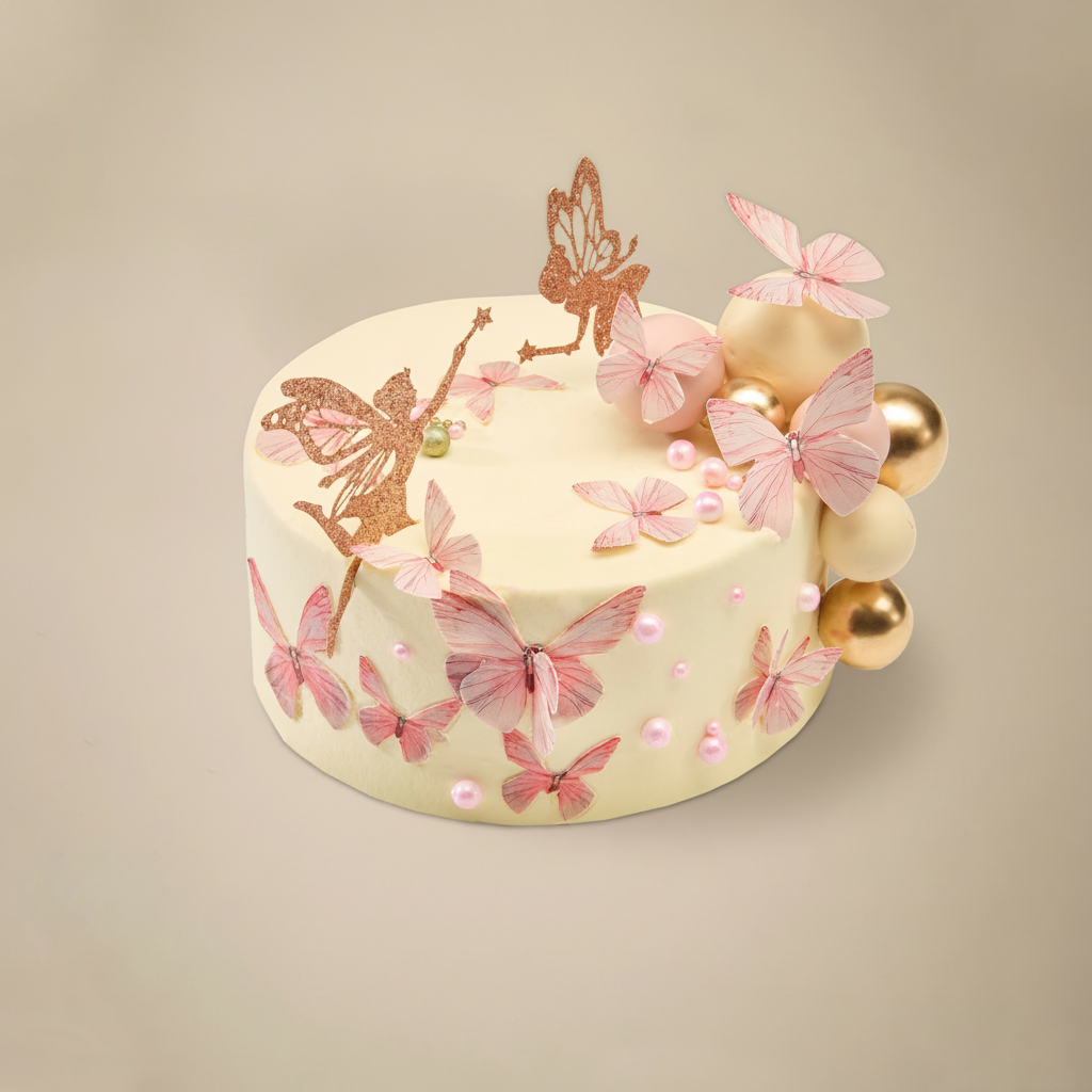 Strawberry Fairy Cake